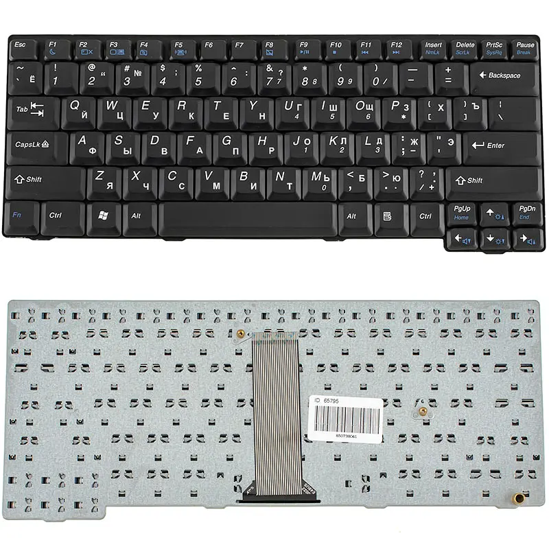 Клавіатура для ноутбука LENOVO (IdeaPad: E49), rus, black - фото 2