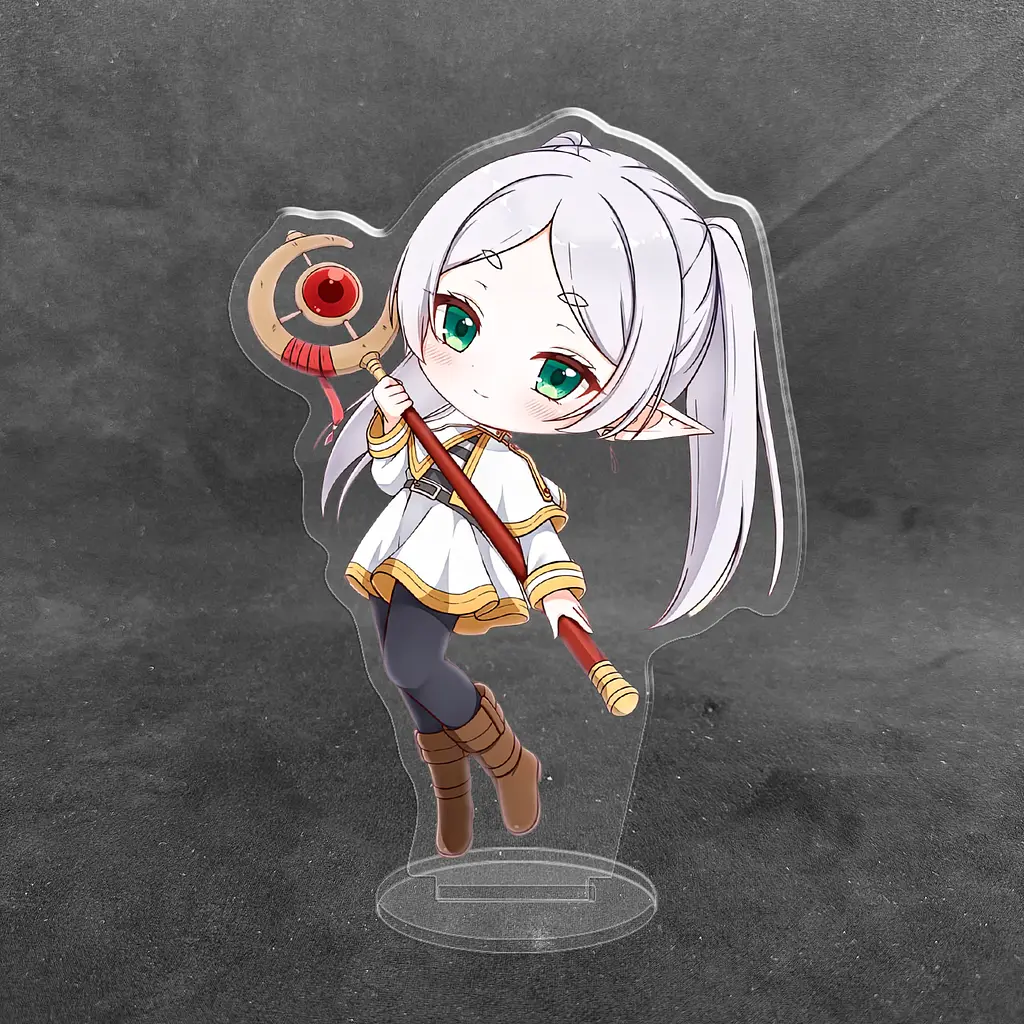 Акрилова колекційна фігурка Чібі Chibi Аніме Фрірен, яка проводжає в останній шлях 1 10 см