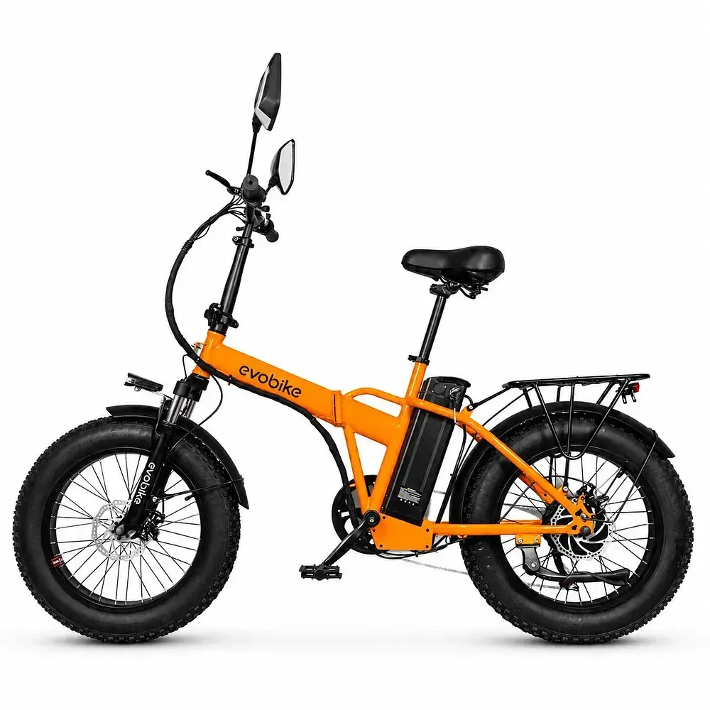 Електровелосипед EvoBike Storm V8S (1000W, 48V, 18Ah) Фетбайк Помаранчевий - фото 2