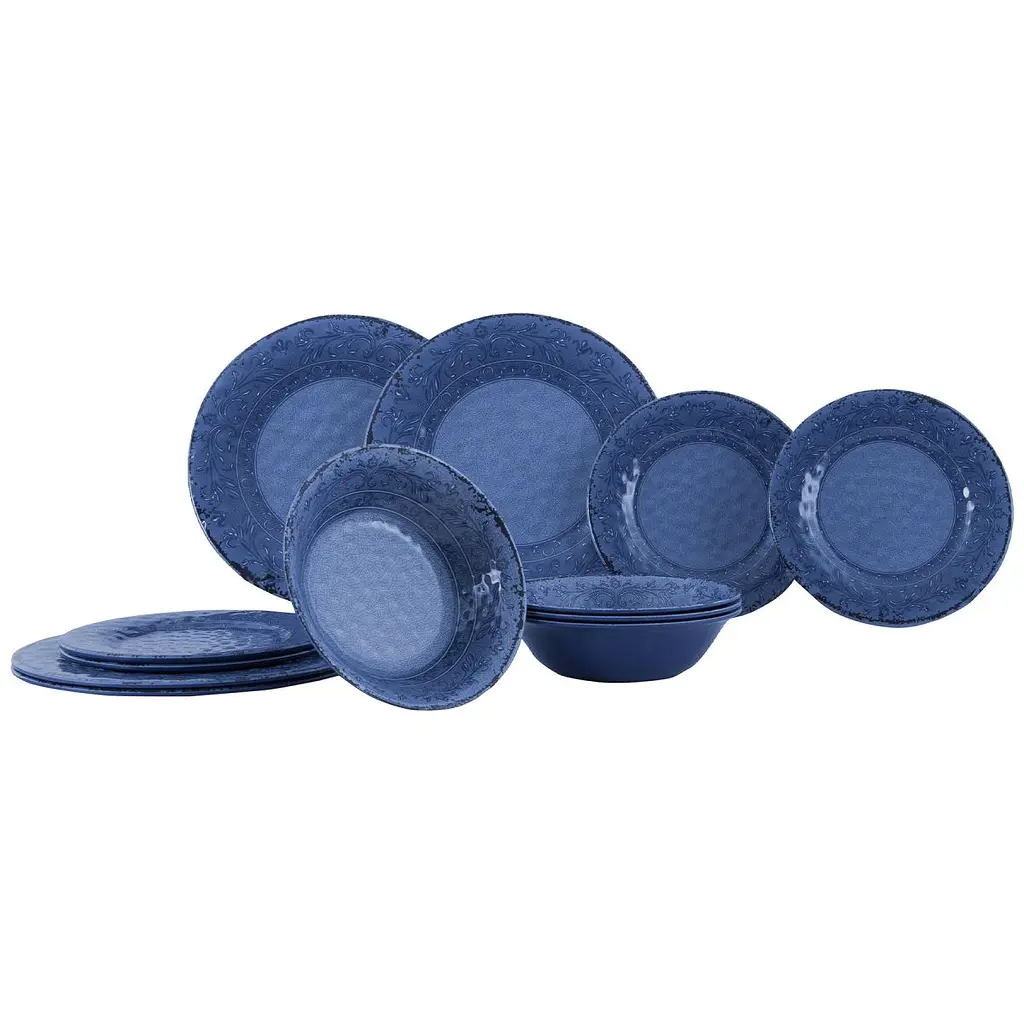 Сервіз столовий Gimex Tableware Stone 12 Pieces 4 Person Azure (6917104) - фото 9