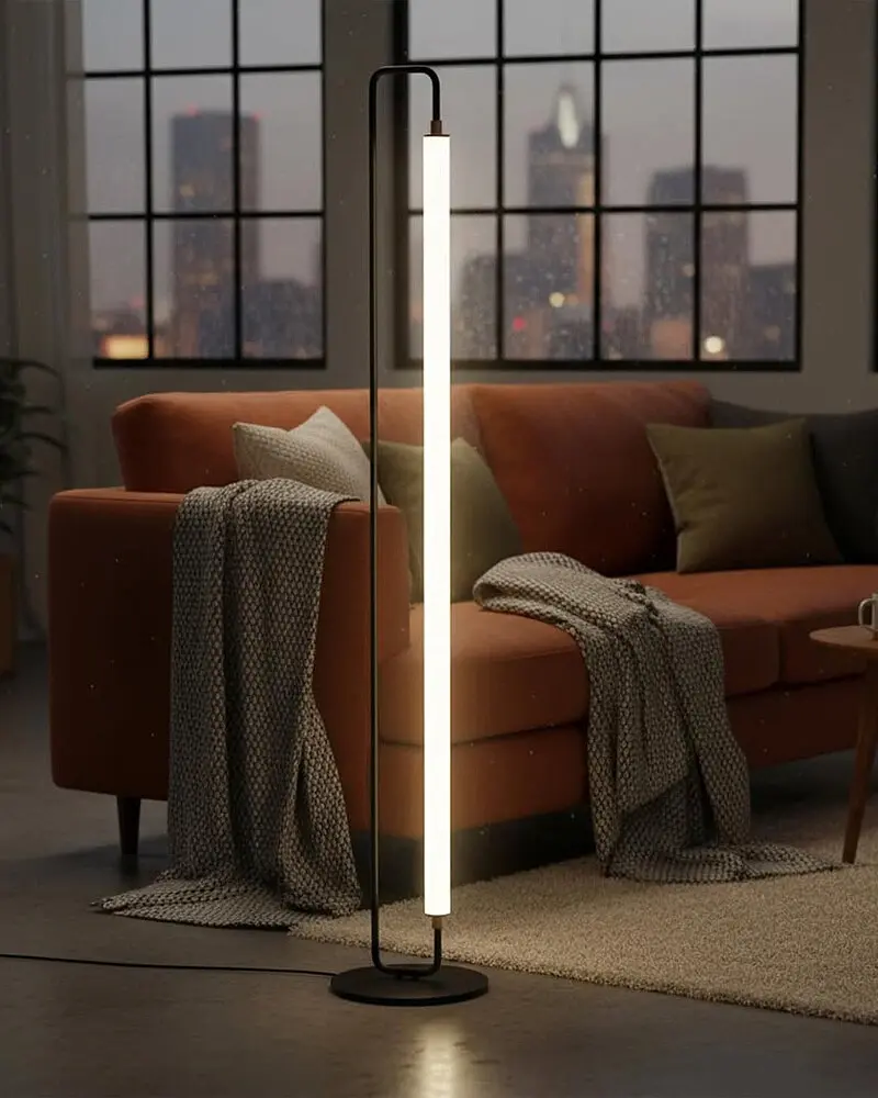 Торшер Polux Goldlux 334008 Felicja LED 1x24W 4000K 3700Lm IP20 черный - фото 2