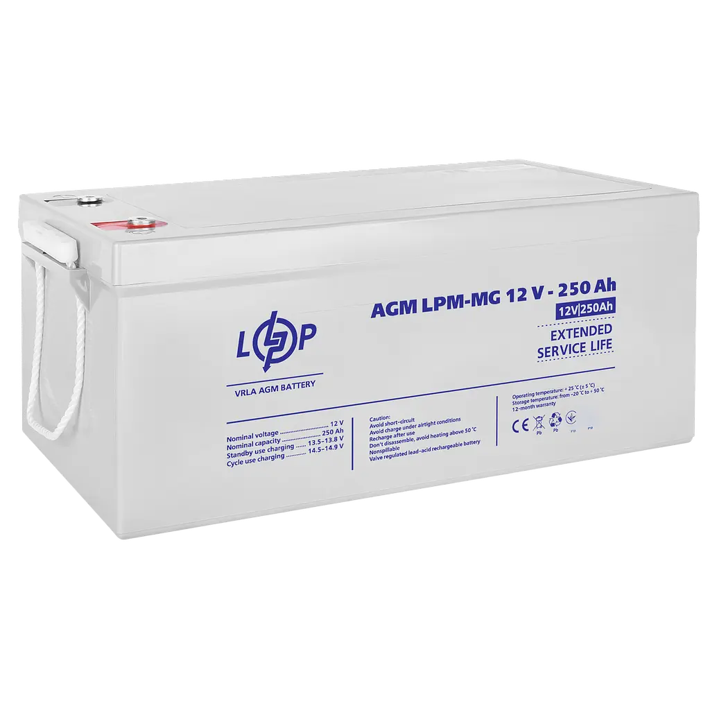 Аккумулятор мультигелевый LPM-MG 12V - 250 Ah - фото 2