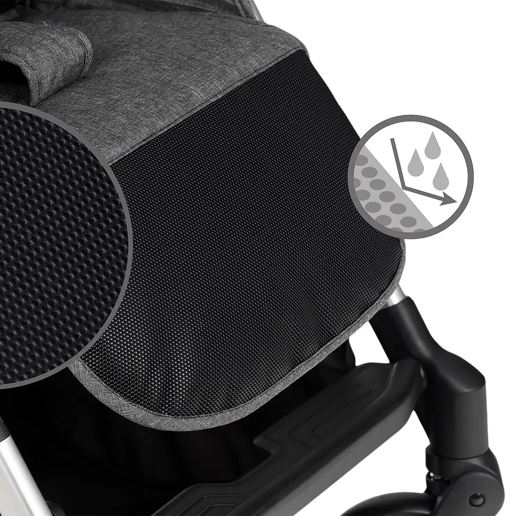 Прогулочная коляска Kidwell Mavero Silver/Black - фото 6