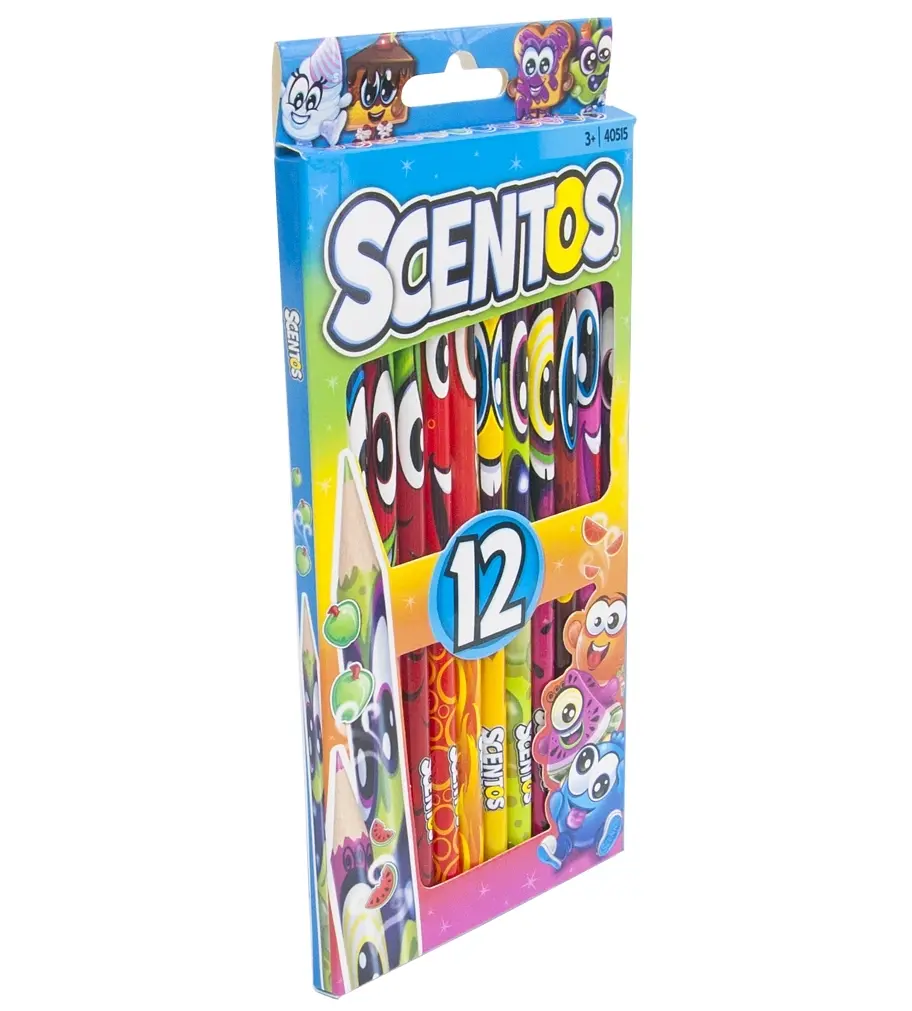 Набір ароматних олівців Scentos Фантазія 12 кольорів (40515) - фото 2