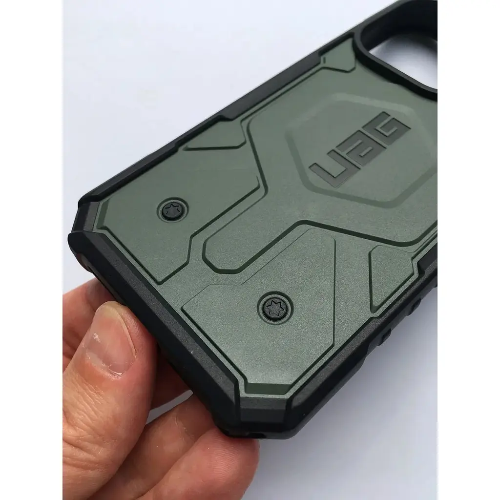 Оригінальний протиударний чохол UAG Pathfinder MagSafe для iPhone 15 Pro (6.1") Olive Drab 114281117272 - фото 9