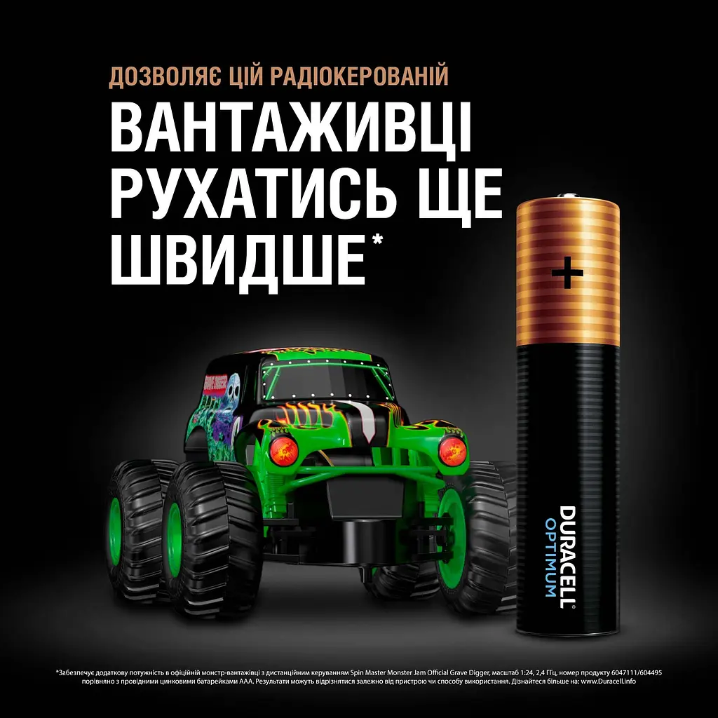 Лужні батарейки мізинчикові Duracell Optimum 1.5 V AAA LR6, 4 шт. (5000394158726) - фото 5