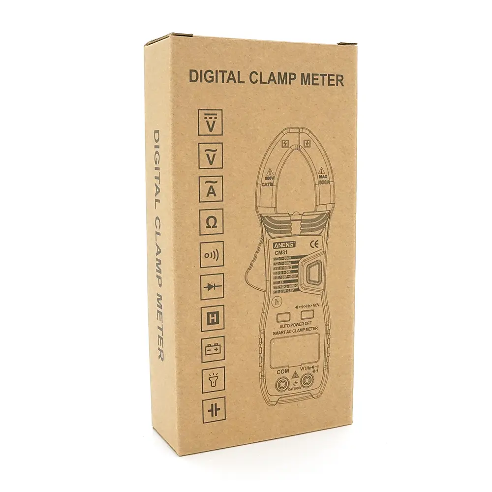 Токовые клещи Aneng CM80 Измерение: V (AC/DC) A (AC) Ω (NCV) - фото 3
