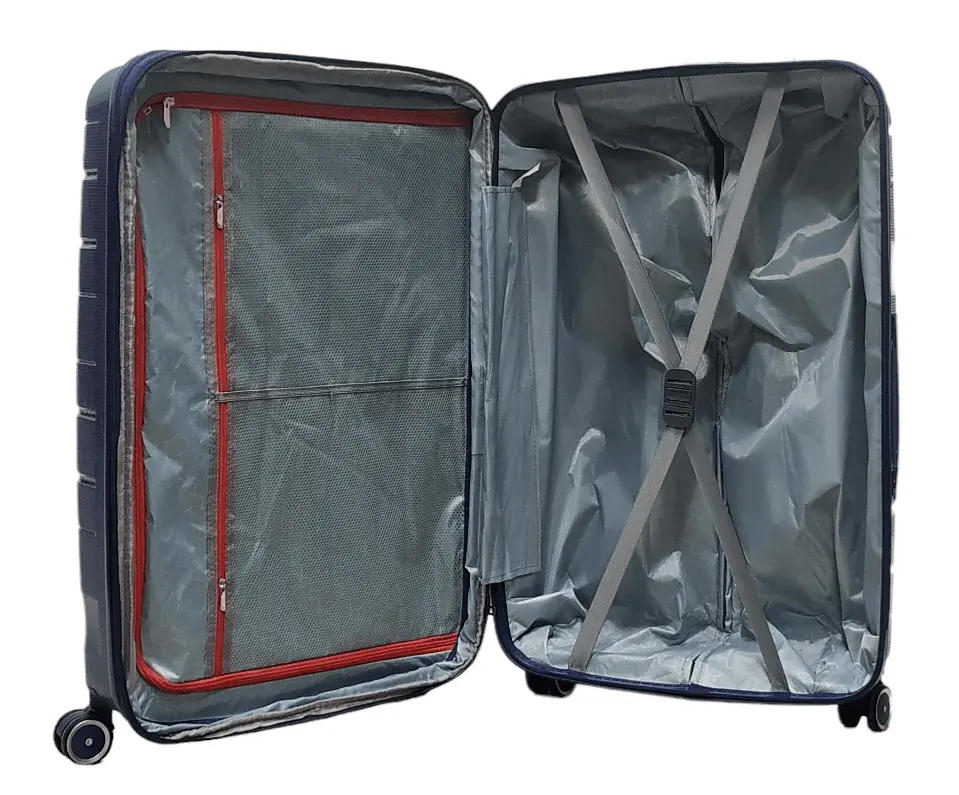 Валіза велика L поліпропілен Milano bag 0306 76×49×31см 82л Темно-синій - фото 4