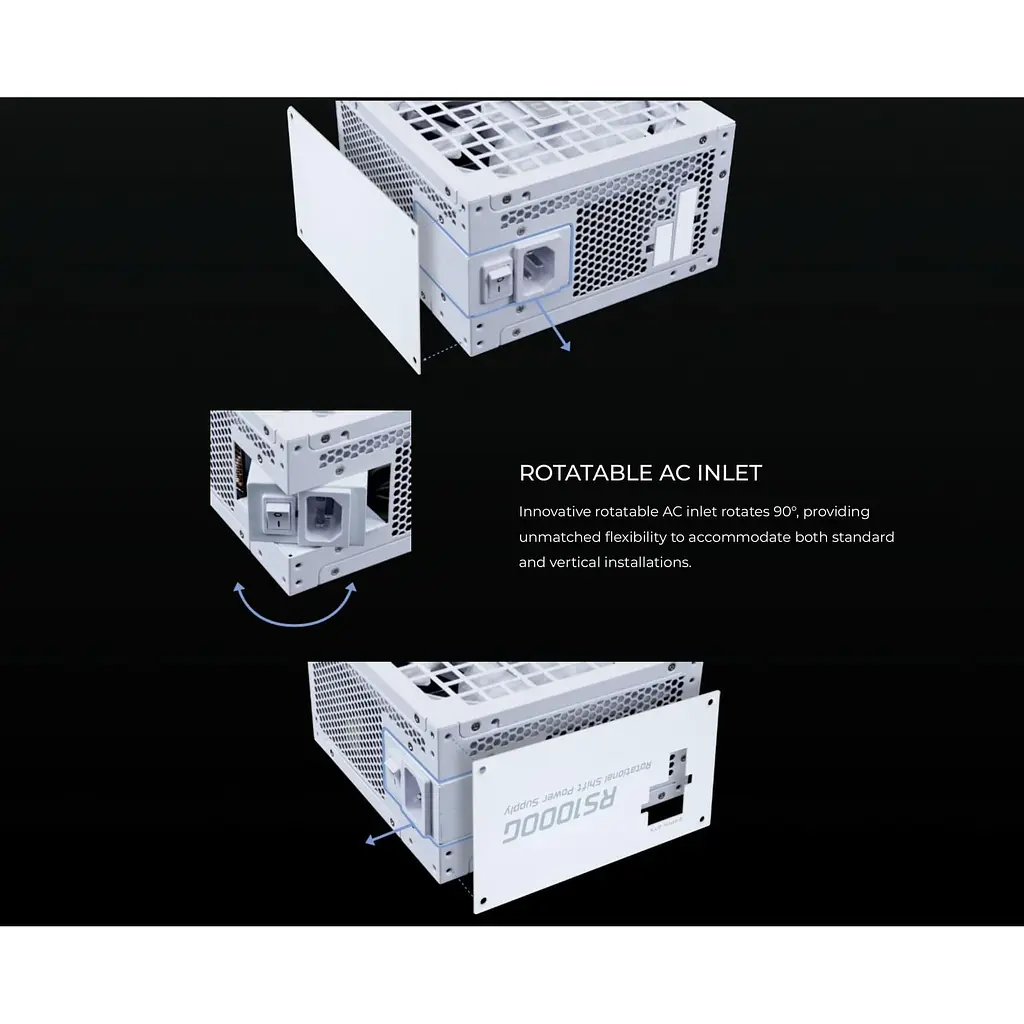 Блок живлення Lian Li RS Gold 1000W 80+ Gold (G9P.RS1000G.WH00.EU) White - фото 7