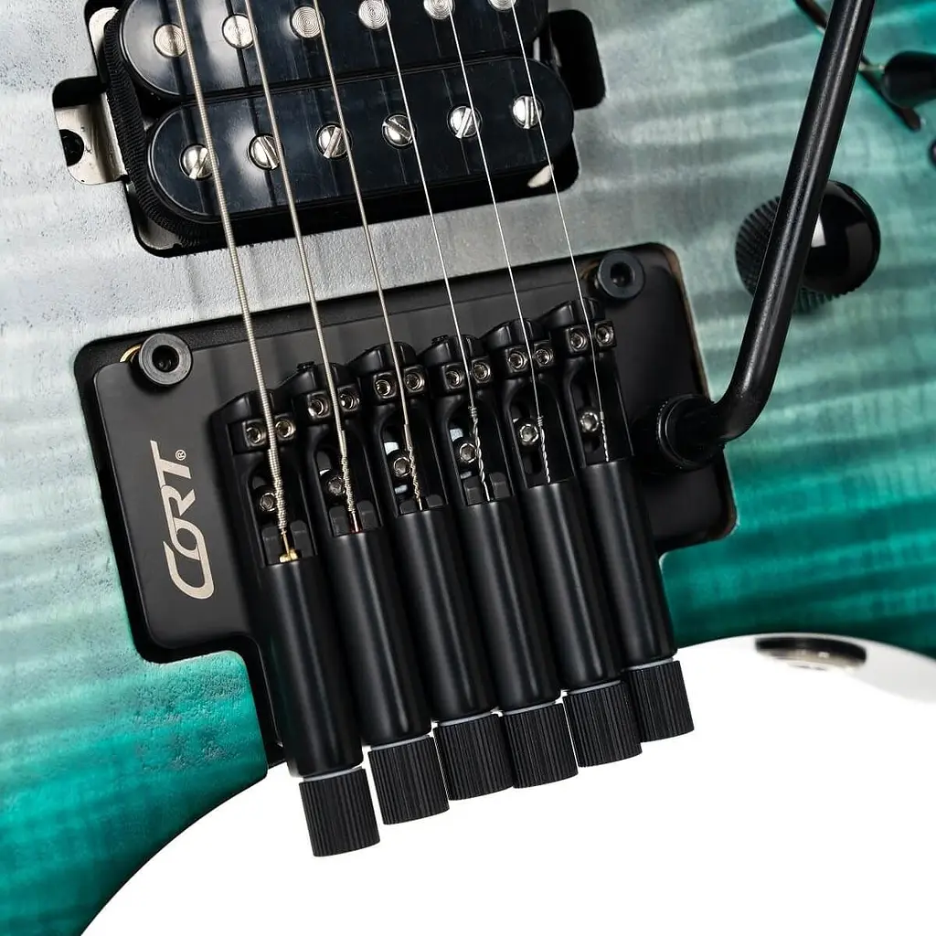Электрогитара Cort Space G6TR Semi Gloss Lagoon - фото 8