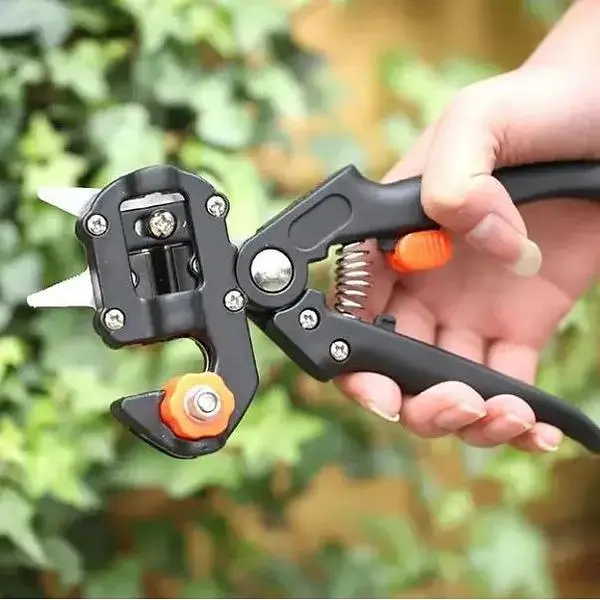 Секатор Titan grafting tool 3 професійний прищепний інструмент для щеплення та обрізки гілок дерев рослин чагарників - фото 2