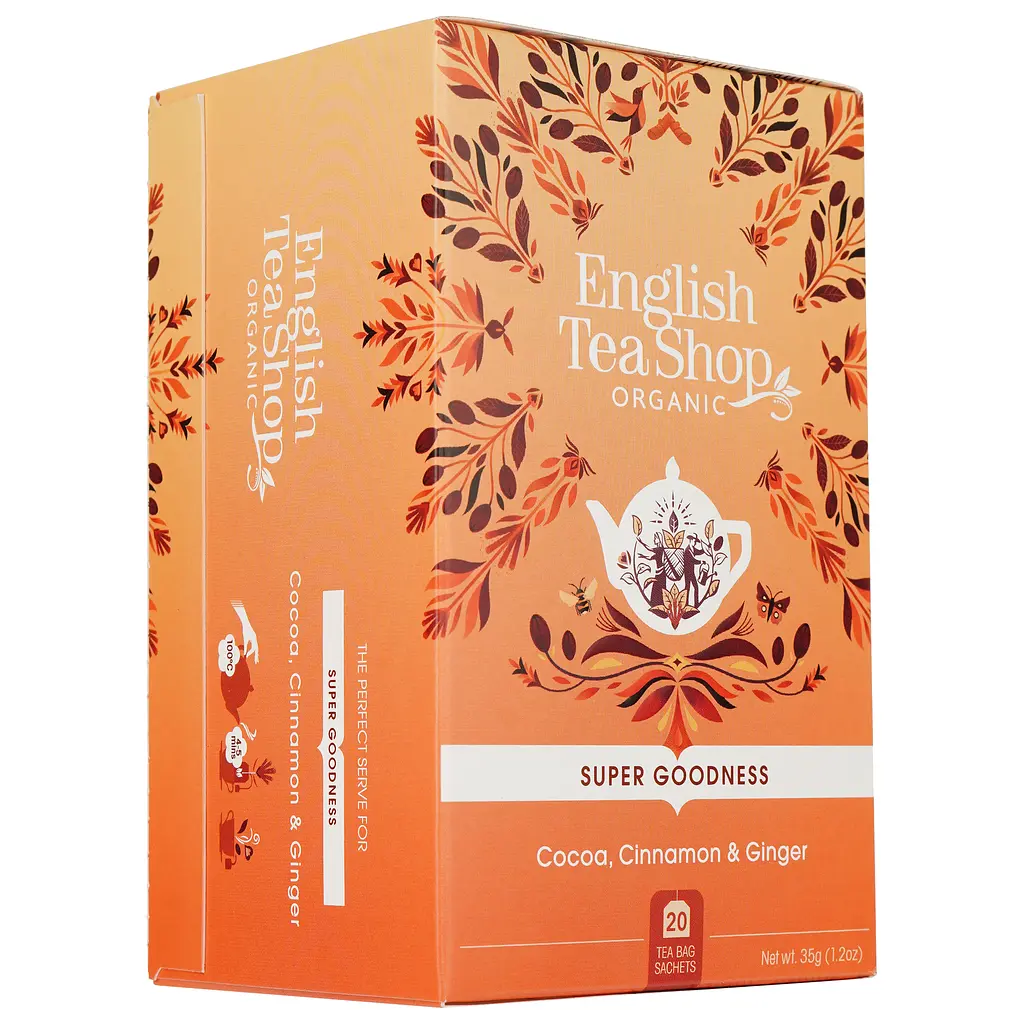 Суміш органічна English Tea Shop какао-кориця-імбир, 20 шт (818904) - фото 2