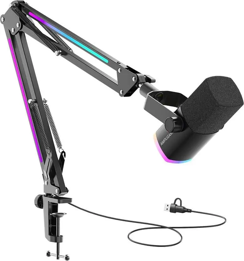 Мікрофон Fifine AM8PROT USB/XLR Black (AM8PROT) - фото 2