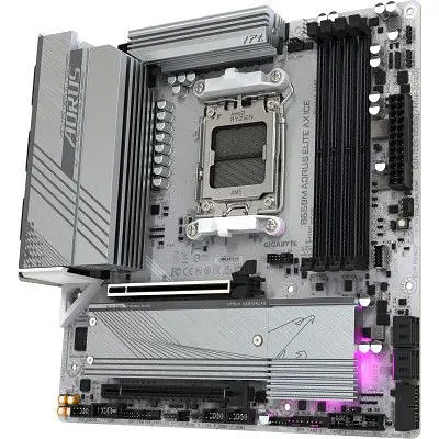 Материнская плата Gigabyte B650M AORUS ELITE AX ICE (B650M A ELITE AX ICE) - фото 3