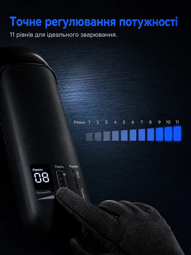 Акумуляторний точковий зварювальний апарат 11 рівнів для 18650 та нікелевих стрічок - фото 9