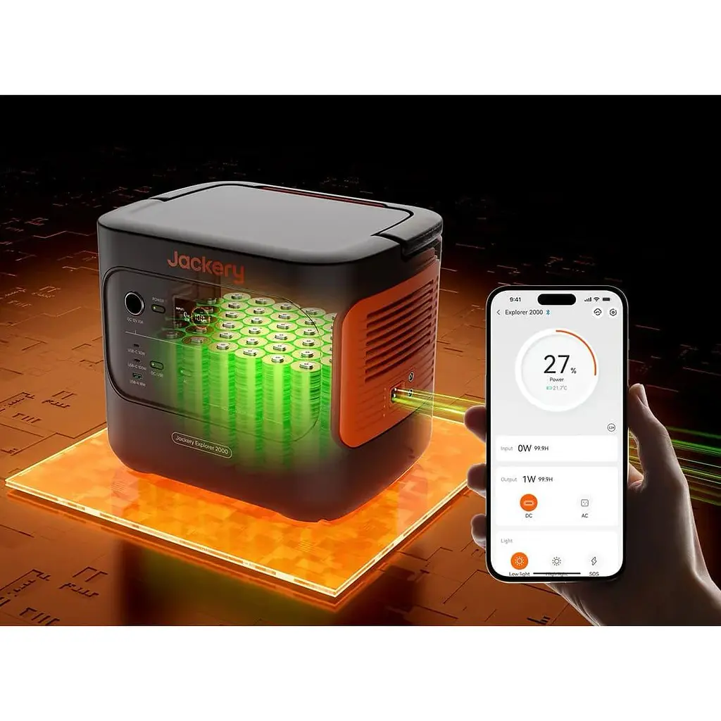 Зарядная станция Jackery Explorer 2000 V2 / 2200 Вт / 2042.8 Вт/ч / LiFePO4 (21-0001-000267) - фото 10