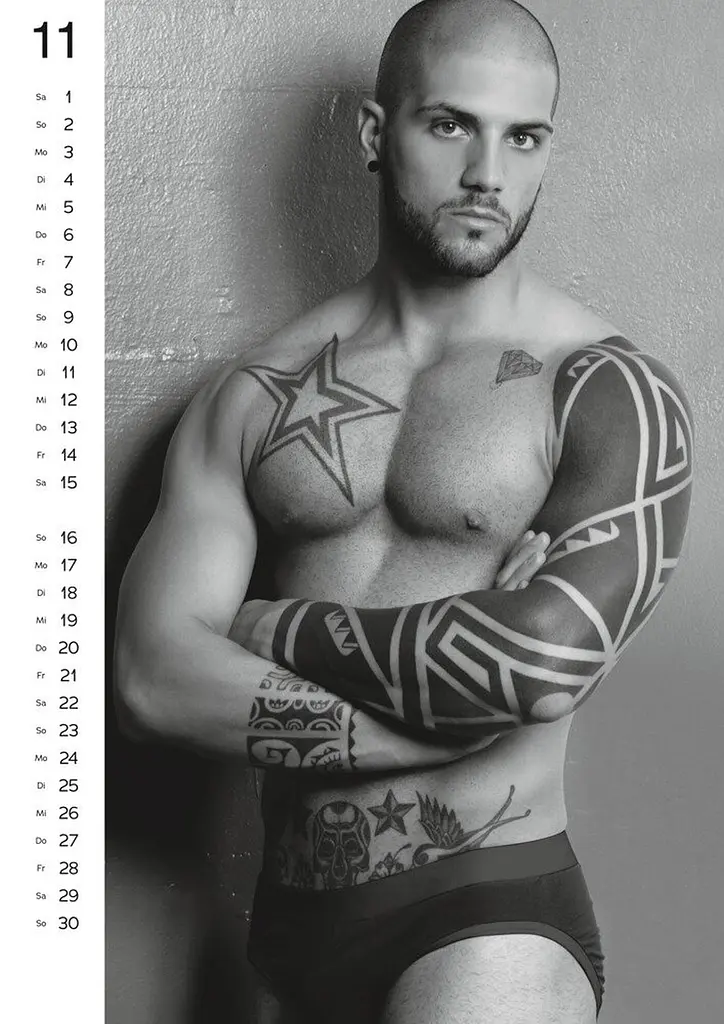 Календар PIN-UP Calendar Soft Men 2025 Orion 42-01806960000-25 100494 - фото 3