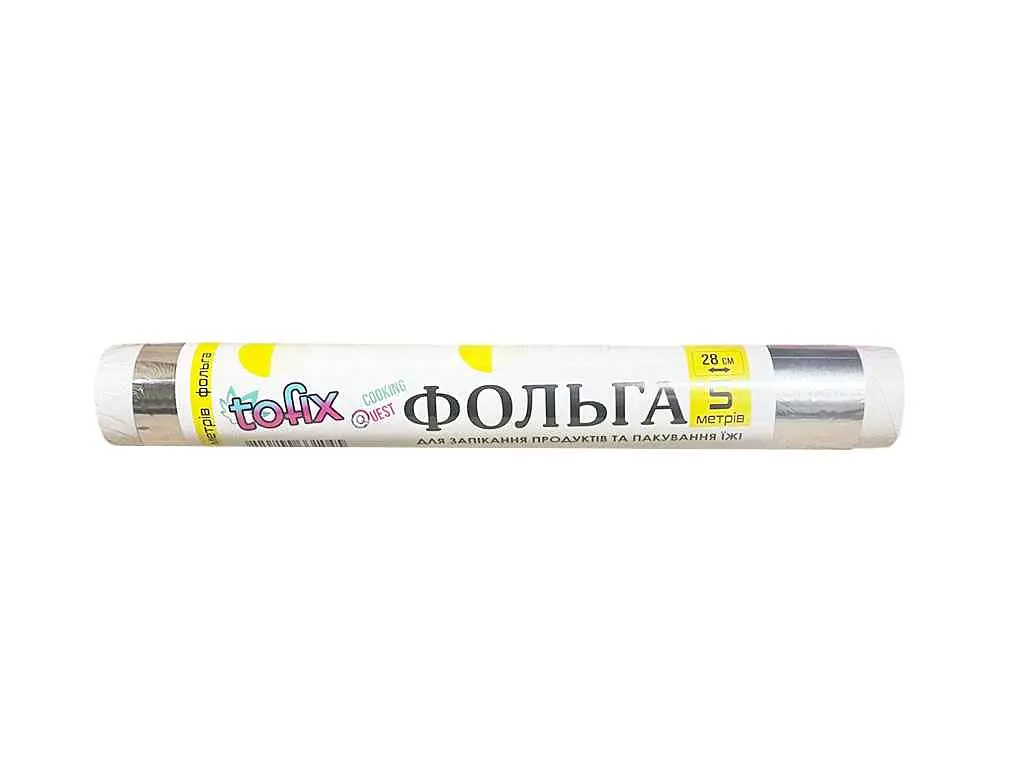 Фольга алюмінієва TOFIX 5м 28см