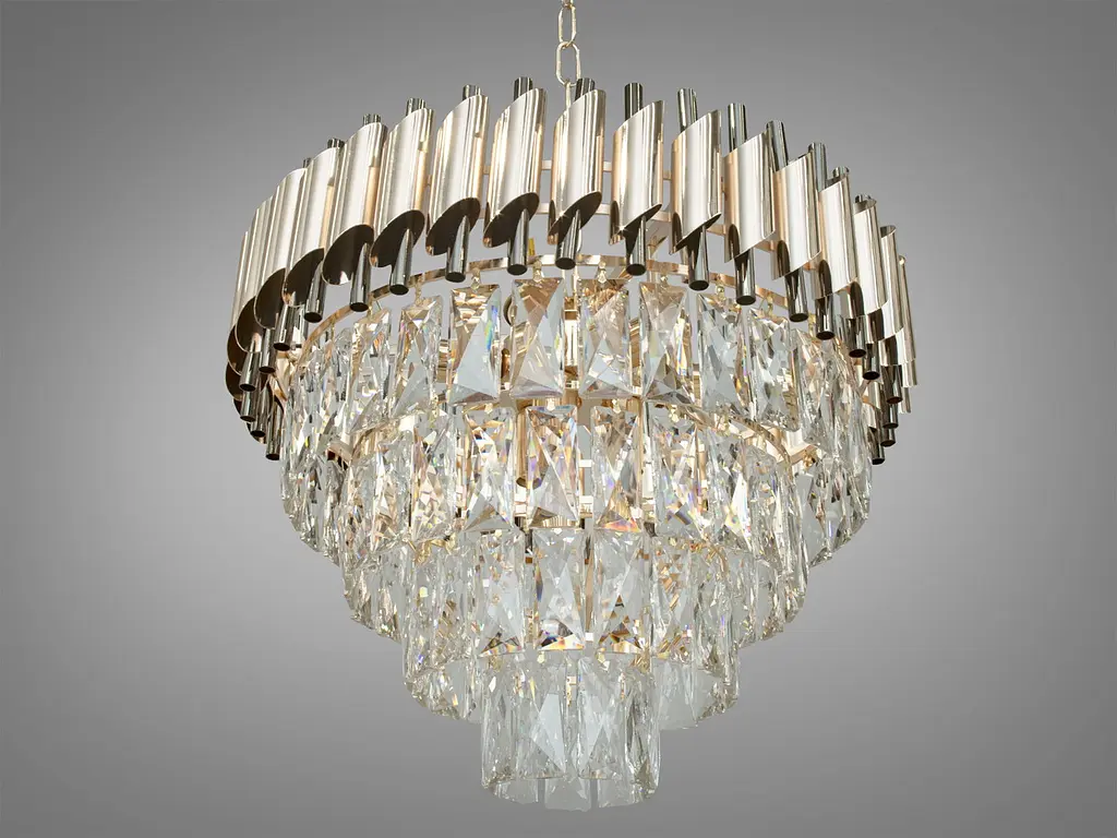 Кришталева люстра у стилі модерн Diasha 201202/500SGD+BK - фото 2