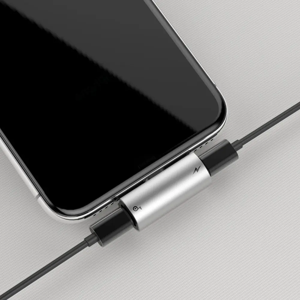 Перехідник AUX Baseus L46 Lightning to Lightning + Lightning - фото 7