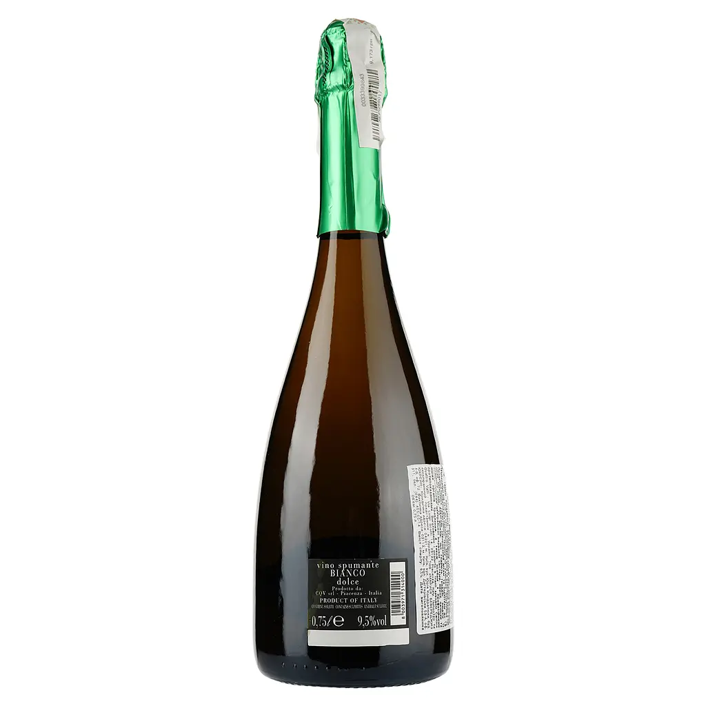 Ігристе вино Borgofulvia Spumante Bianco dolce, біле, напівсолодке, 9,5%, 0,75 л - фото 2