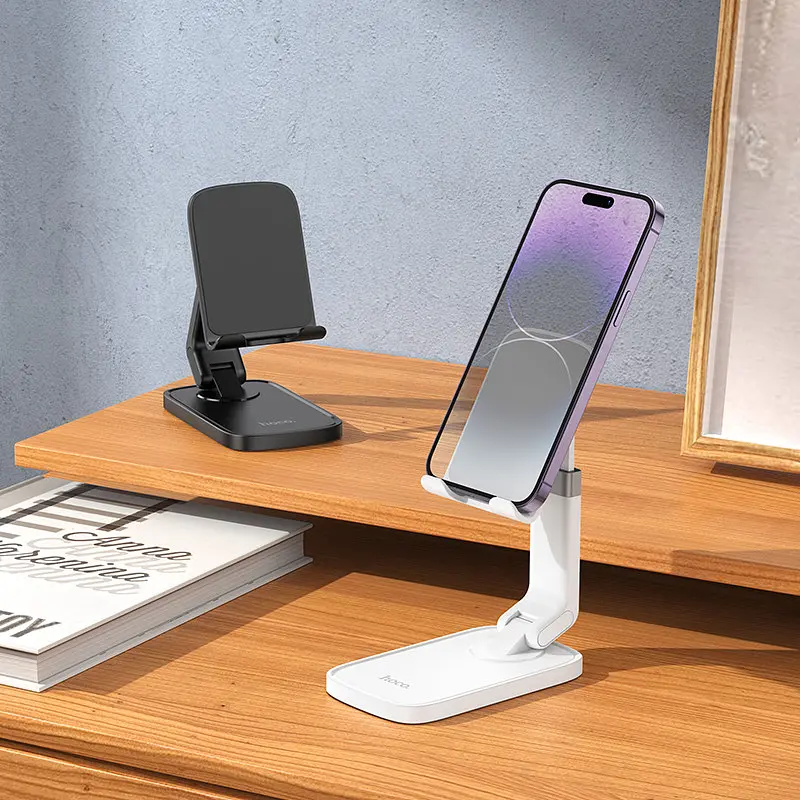 Підставка настільна-тримач для телефона Hoco HD8 Blackfish universal desktop holder білий - фото 3