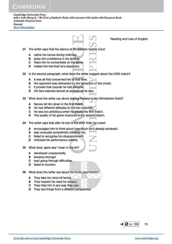 First 4 B2. Practice Tests. Student's Book with Answers with Audio with Resource Bank - - фото 4