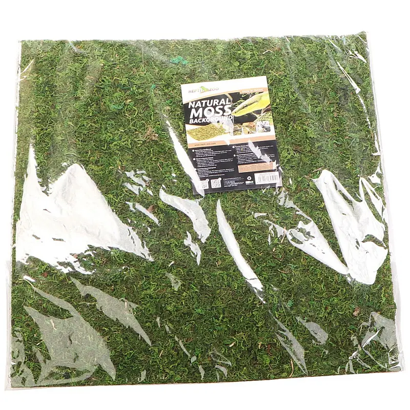 Фон з натурального моху Repti-Zoo Natural Moss Back & Bottom 45x45см 2 шт (NCM4545) для тераріуму - фото 2