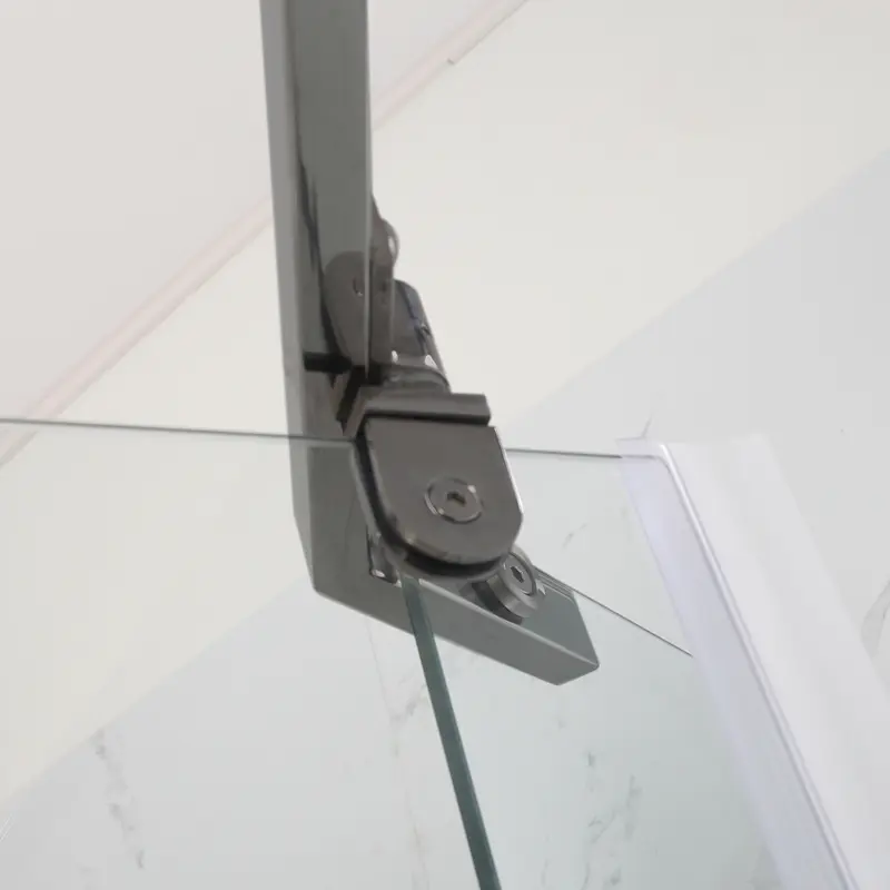 Душова кабіна з низьким піддоном Mixxus Lines SCT01-90x90x198-Tr Graphite New прозоре скло 6мм MI8429, Графит, прозорий, графіт - фото 6