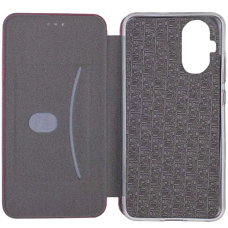 Шкіряний чохол-книжка Classy для Realme C55 Бордовий - фото 3