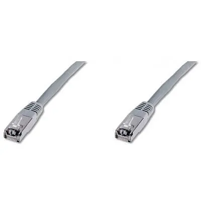 Патч-корд Digitus 0.5м, cat.5e, SF-UTP, AWG 26/7, gray (DK-1531-005) - фото 2