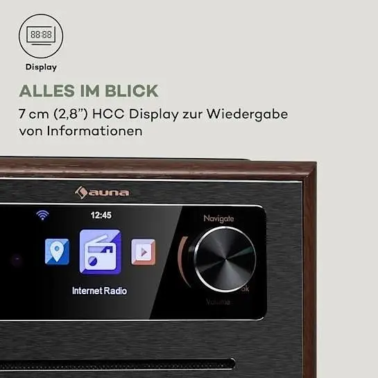 Інтернет-радіо програвач Auna Silver Star CD Cube Radio (10038352) - фото 5