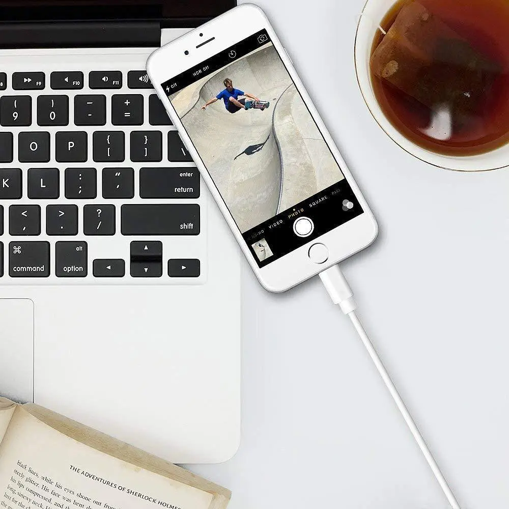 Кабель для заряджання Inkax iPhone iPad USB to Lightning для передачі та синхронізації - фото 5