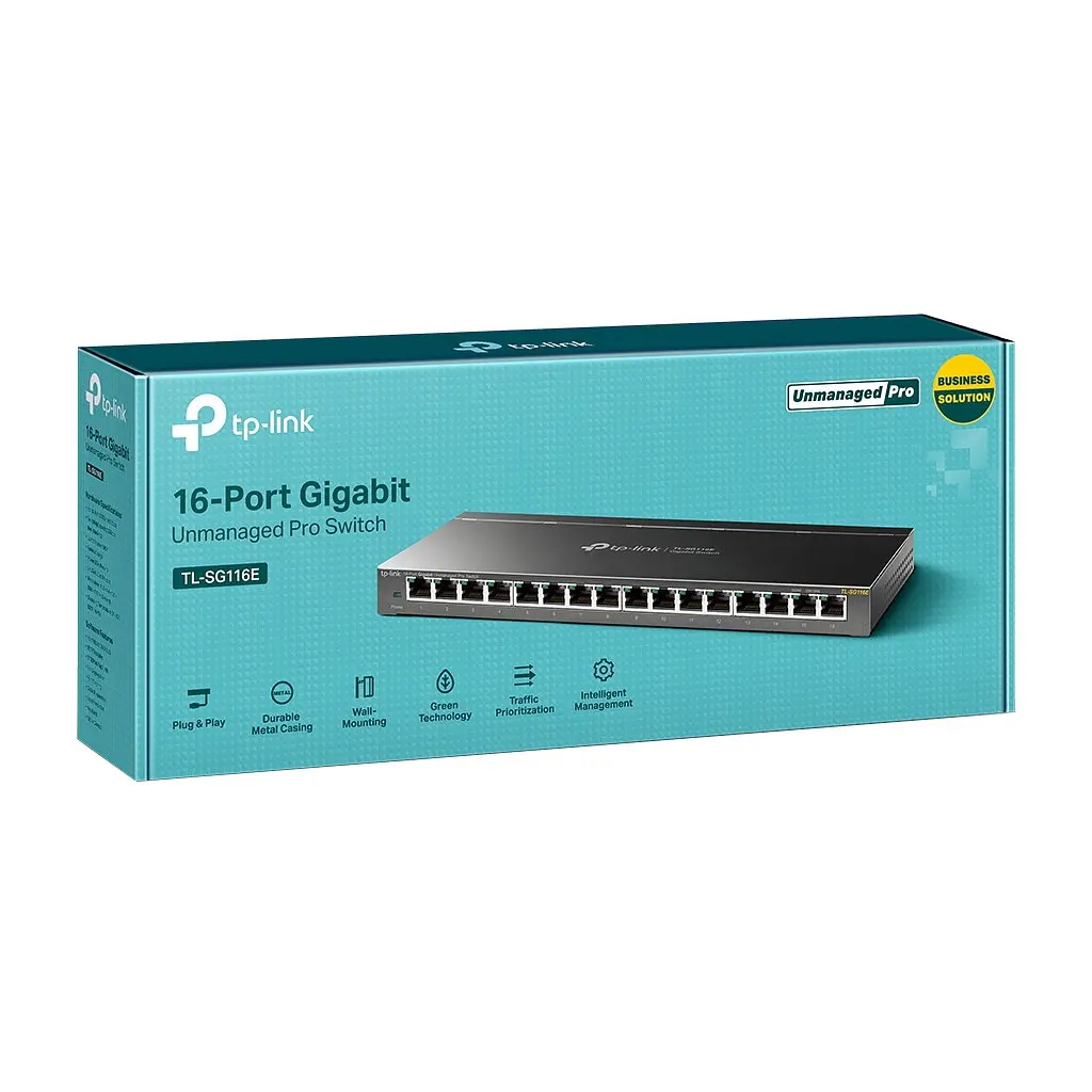 Комутатор мережевий TP-Link TL-SG116E - фото 3