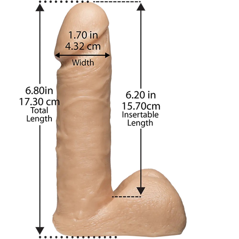 Фаллоимитатор Doc Johnson Vac-U-Lock 6, 16.5х4 см - фото 2