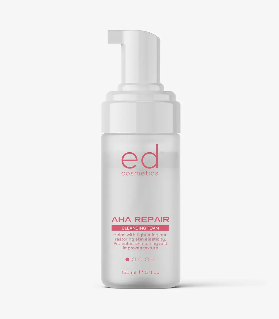 Пінка для вмивання з АНА кислотами AHA REPAIR CLEANSING FOAM ED Cosmetics 150 мл