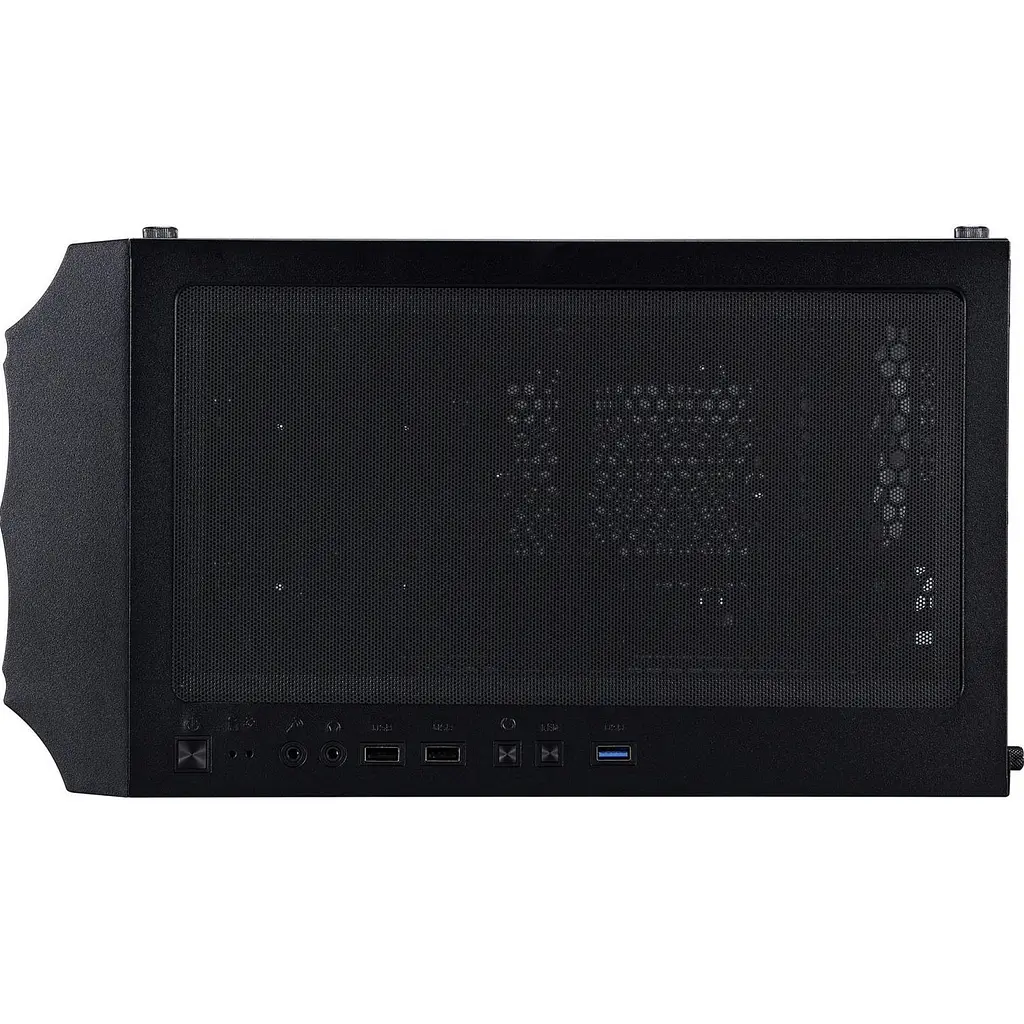 Корпус 1stPlayer X3-M-BK-4F1 Black [149379] - фото 7