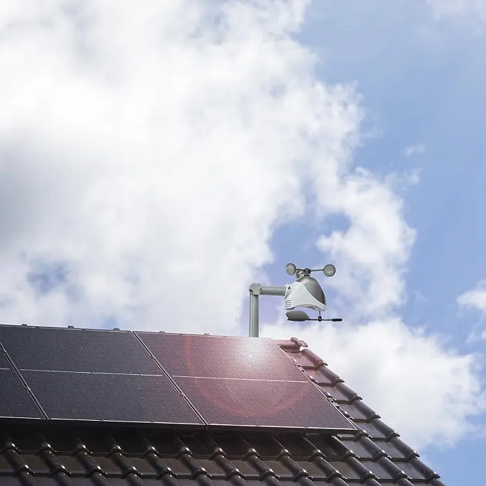 Датчик направления и скорости ветра, температуры и влажности TFA «VIEW» для метеостанций белый 216х222x216 мм (30380302) - фото 3