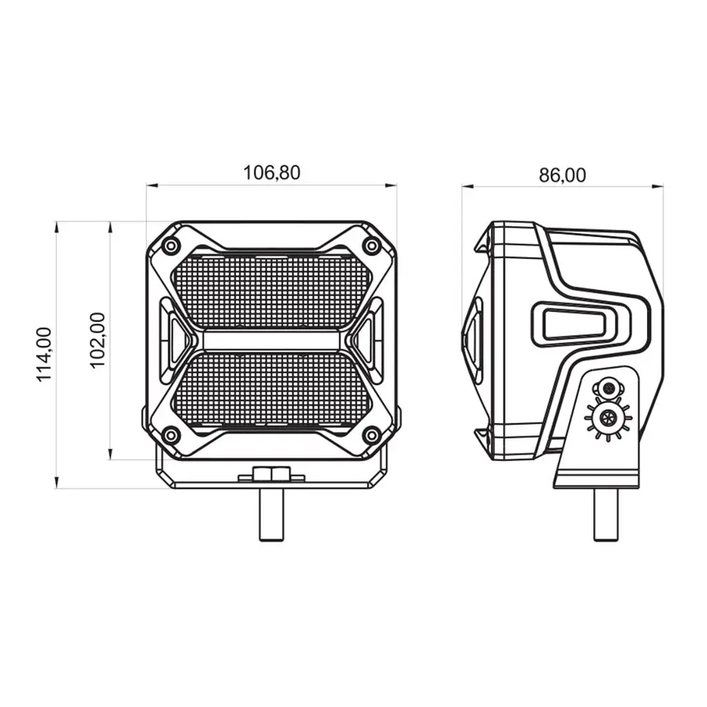 Cвітлодіодна фара WL-G7 30W Premium Driving Decker (НФ-00001520) - фото 4