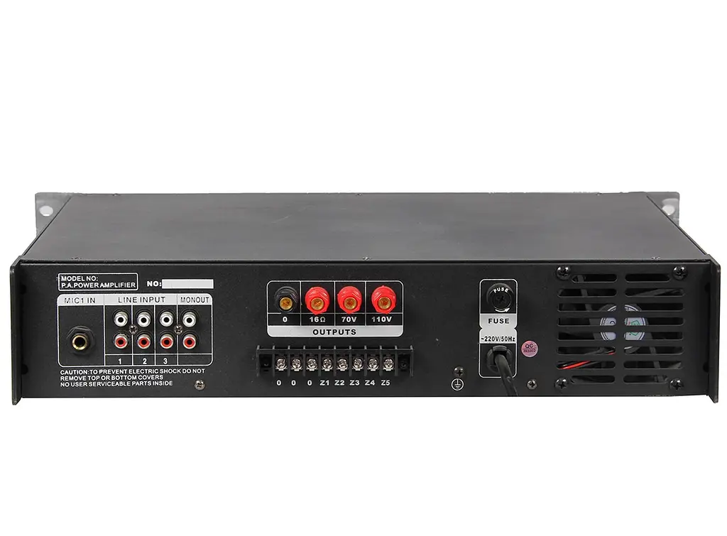 Трансляційний підсилювач BiG PADIG100 5zone MP3/FM/BT REMOTE - фото 2