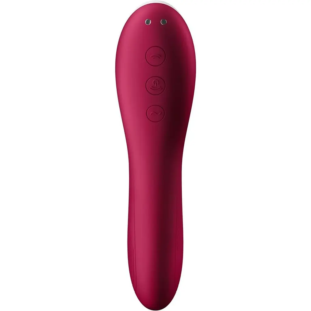 Вібратор з вакуумною стимуляцією Satisfyer Dual Crush Wine Red (SO6088) [95344] - фото 5