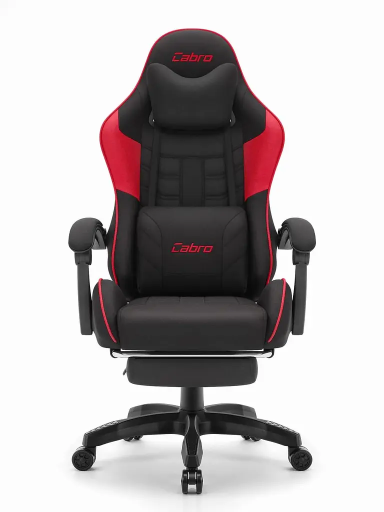 Кресло Cabro C501 Black-Red ткань - фото 2
