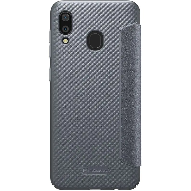 Чехол-книжка Nillkin Sparkle Leather Case Samsung Galaxy A30 Black - фото 2