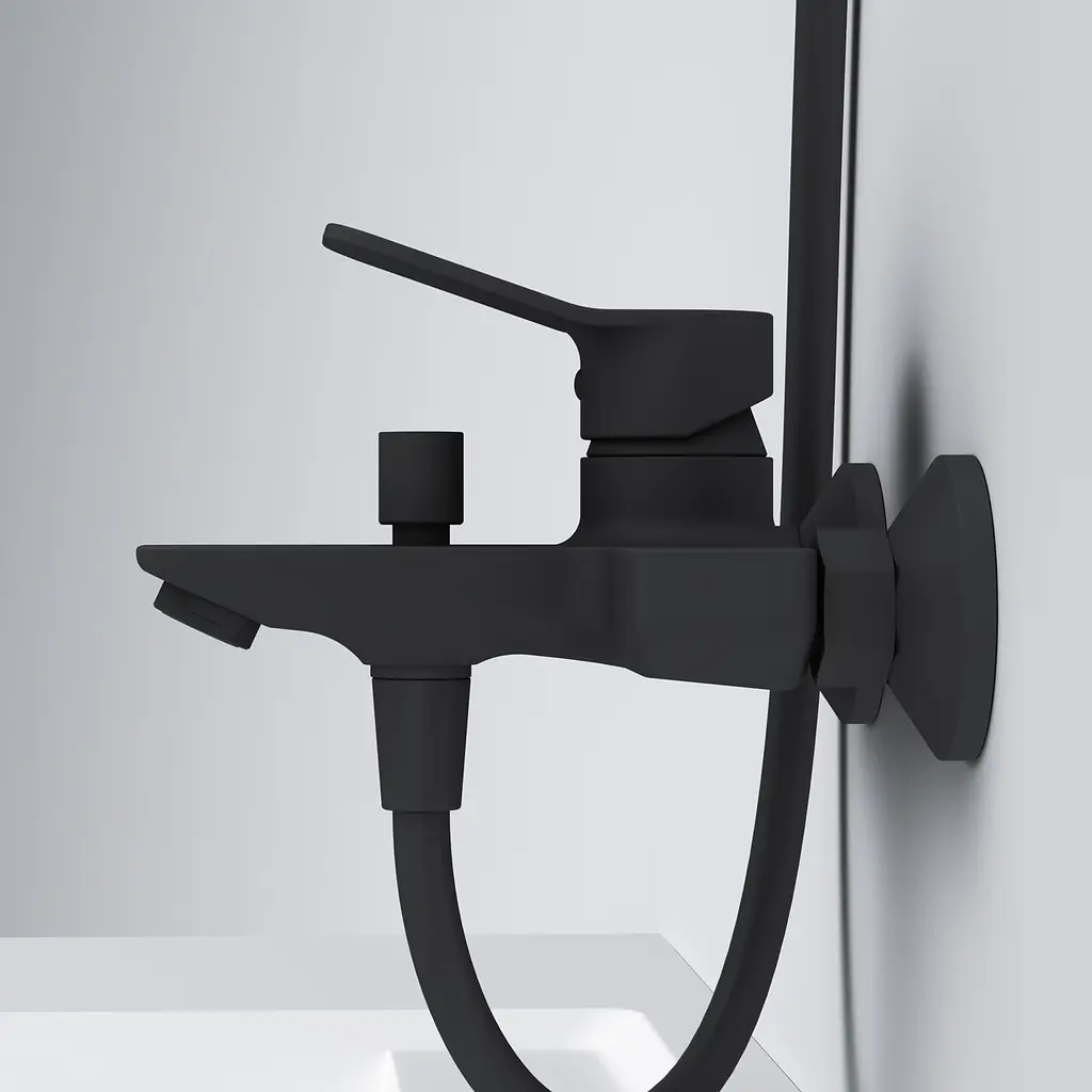 Смеситель для ванны Am.Pm X-Joy black F85A10022 Черный матовый - фото 9