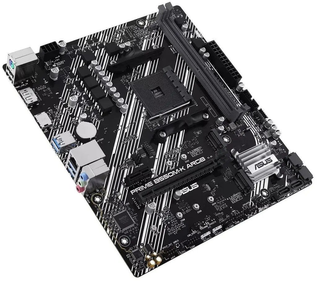 Материнська плата ASUS PRIME B550M-K ARGB (PRIME B550M-K ARGB) (Socket AM4, AMD B550, Micro-ATX) - фото 4