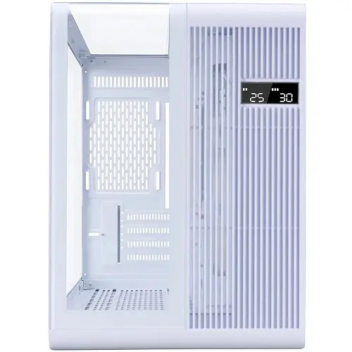 Корпус 1stPlayer RT6, White, без БЖ, Midi Tower, для Micro ATX / Mini ITX, 2xUSB 3.0 / 1xUSB 2.0, макс. CPU - 157 мм / VGA - 330 мм, бічна панель із загартованого скла, цифровий екран - фото 8