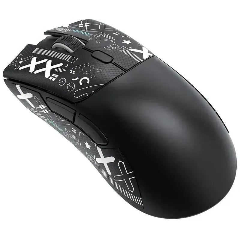 Игровая ультралегкая мышь ATTACK SHARK R1 с сенсором PAW3311, Черный - фото 4