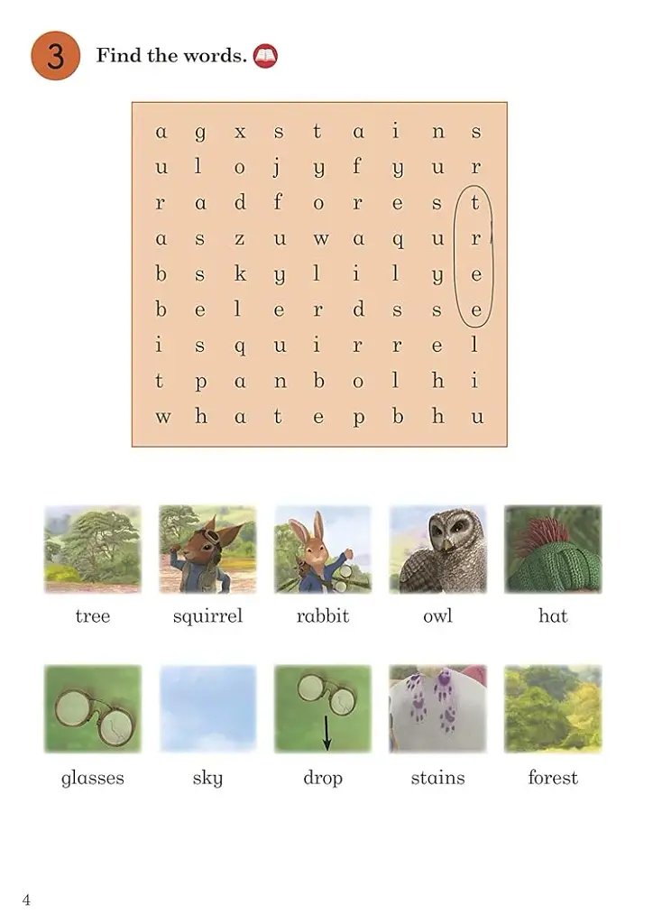 Ladybird Readers 2 Peter Rabbit and the Angry Owl Activity Book - фото 4