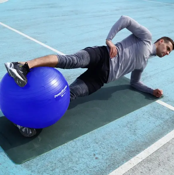 М'яч для фітнесу (фітбол) Power System PS-4018 Ø85 cm PRO Gymball Blue (PS-4018_85cm_Blue) - фото 2