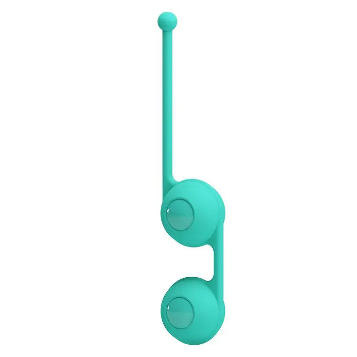 Вагінальні кульки Pretty Love Kegel Tighten Up Balls III, 17 см, м'ятний - фото 3
